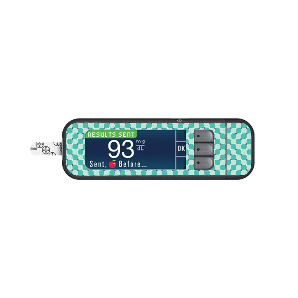 Optical Illusion Sticker for Bayer Contour Next Glucometer Optical Illusion Sticker for Bayer Contour Next Glucometer