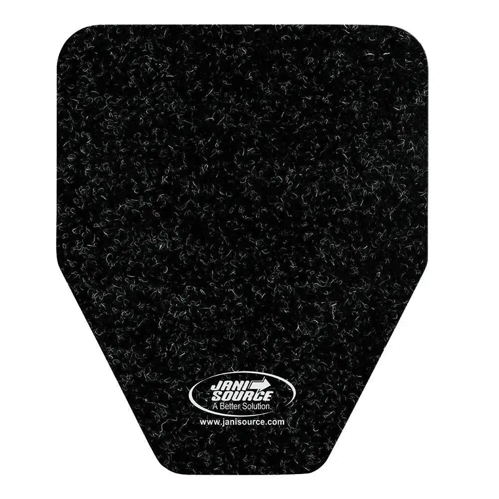 JaniSource Original Cut Antimicrobial Urinal Mat β Black (Case of 12) JaniSource Original Cut Antimicrobial Urinal Mat β Black (Case of 12)