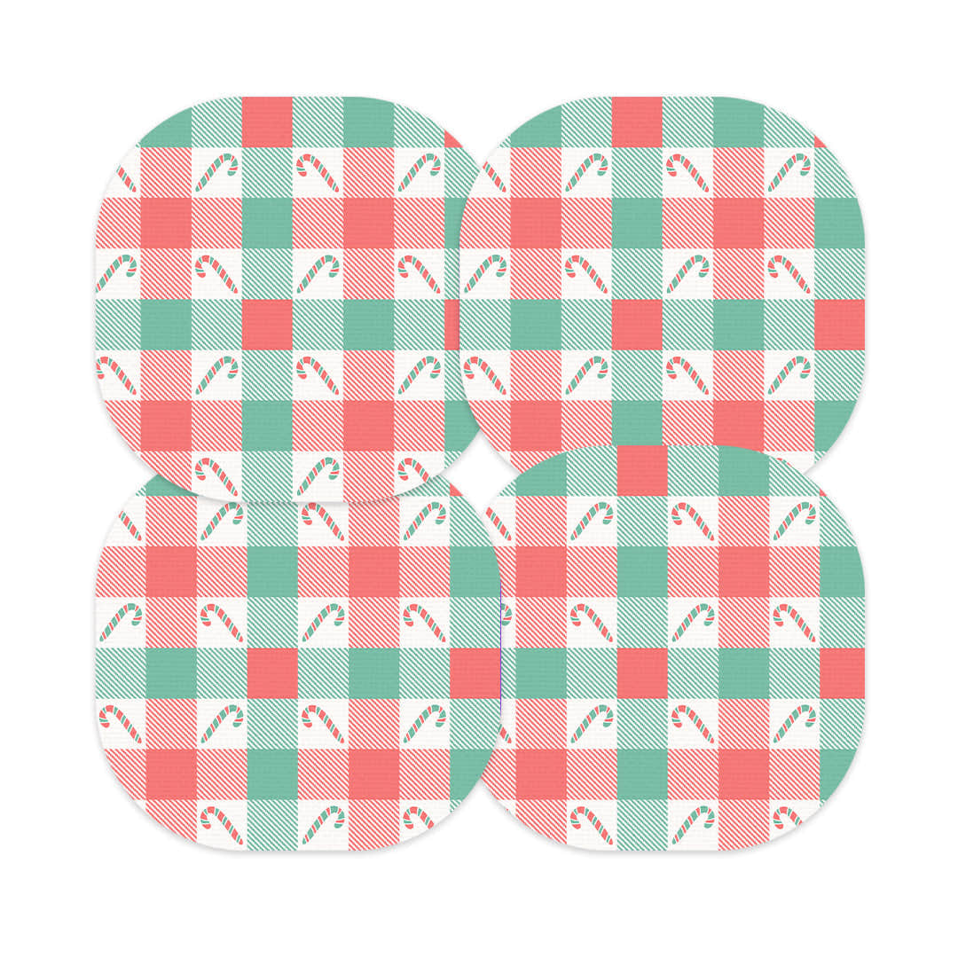 Peppermint Plaid Overpatch Tape - Pump Peelz Peppermint Plaid Overpatch Tape - Pump Peelz
