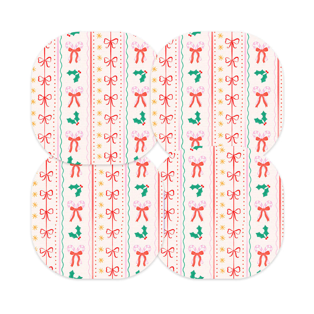 Holly Jolly Ribbon Overpatch Tape - Pump Peelz Holly Jolly Ribbon Overpatch Tape - Pump Peelz