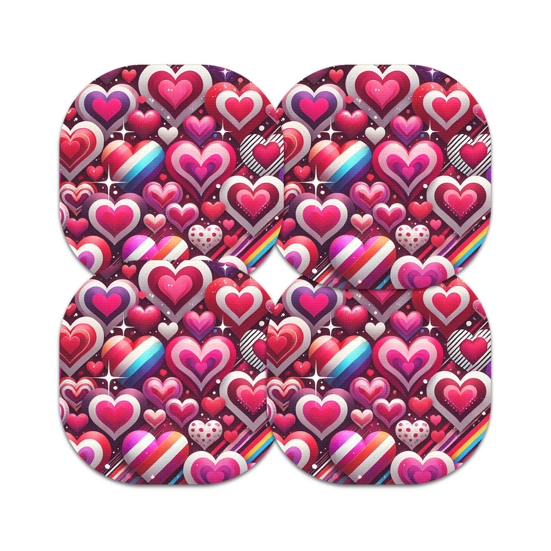 Sparkly Hearts Overpatch Tape - Pump Peelz Sparkly Hearts Overpatch Tape - Pump Peelz