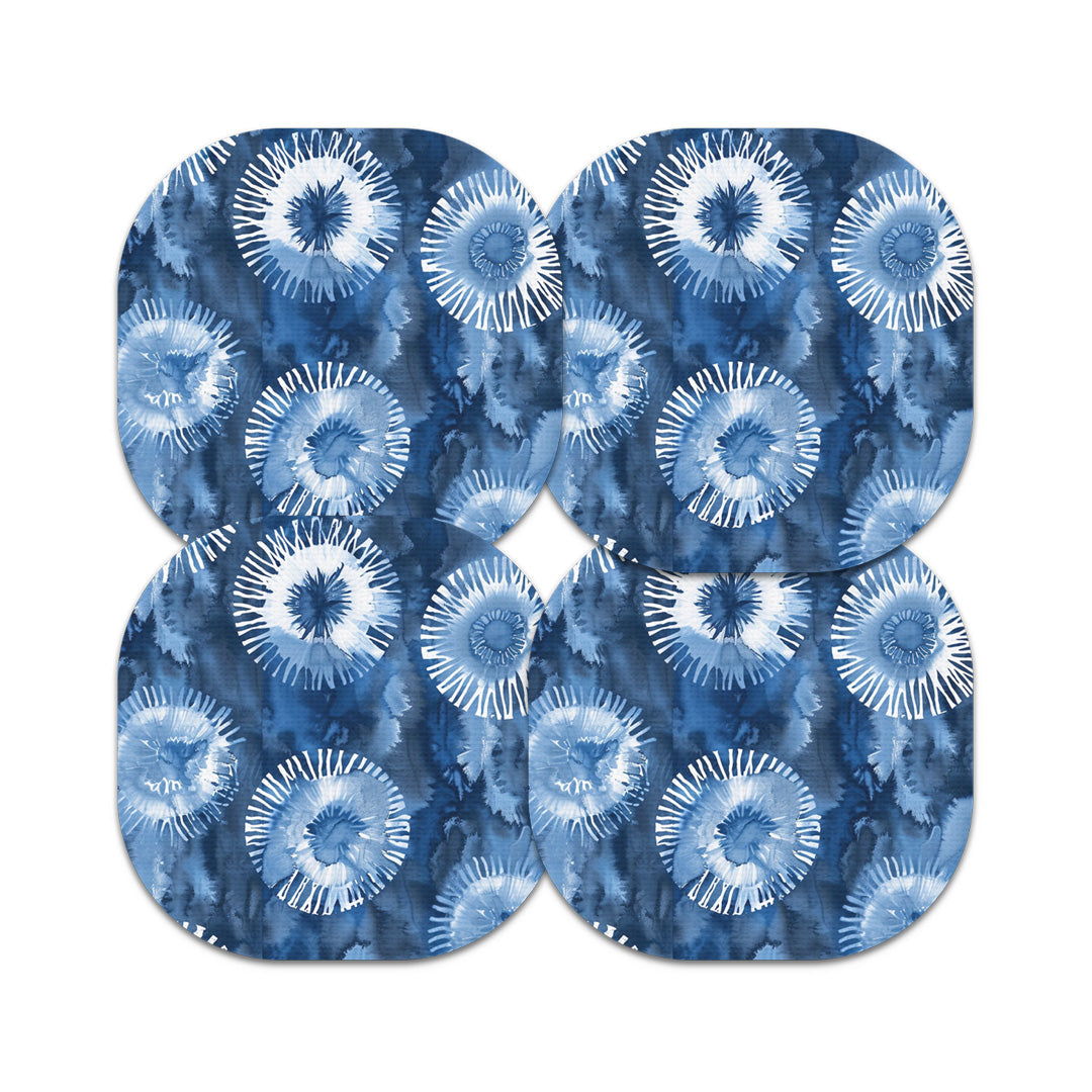 Monochrome Blue Tie Dye Overpatch Tape Monochrome Blue Tie Dye Overpatch Tape