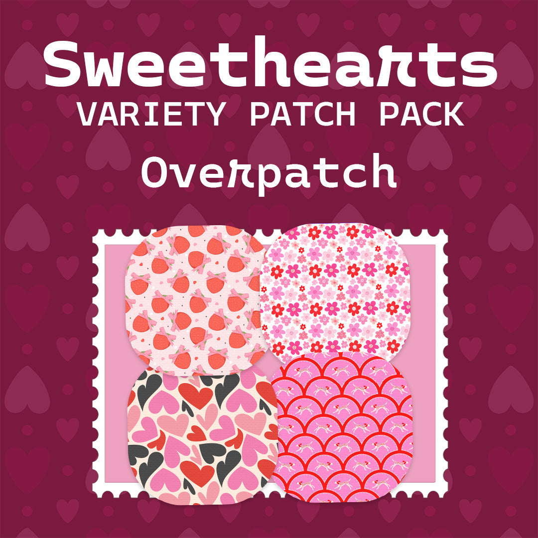 Sweethearts Variety Pack Overpatch Tape - Pump Peelz Sweethearts Variety Pack Overpatch Tape - Pump Peelz