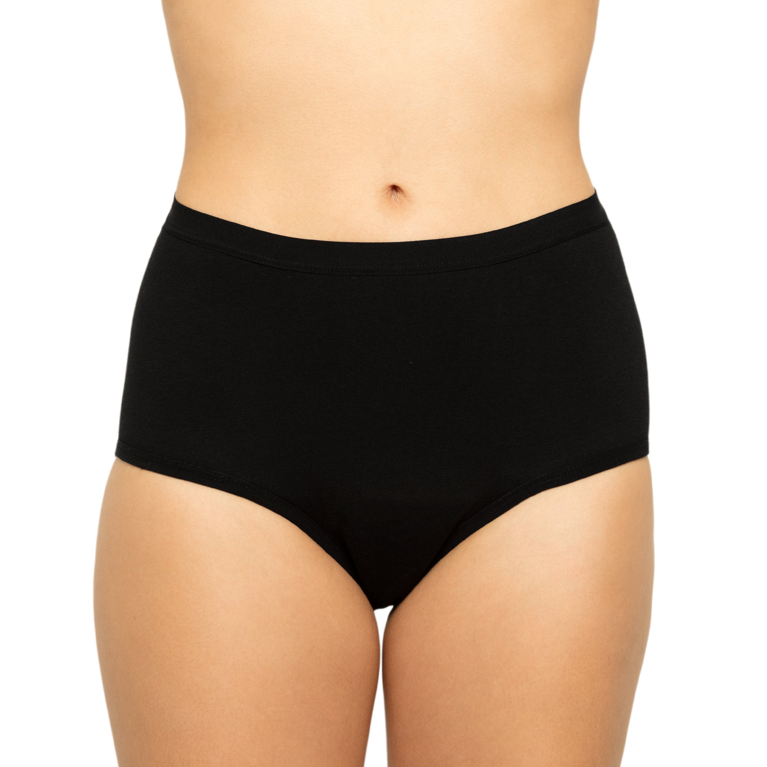 The Extra Coverage High Waisted Period. in Organic Cotton For Heavy Flows The Extra Coverage High Waisted Period. in Organic Cotton For Heavy Flows