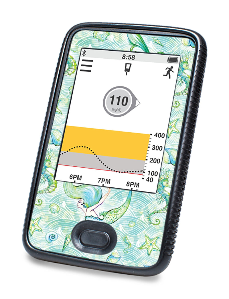Pastel Mermaids Designed for DEXCOM G6 Touchscreen Receiver Pastel Mermaids Designed for DEXCOM G6 Touchscreen Receiver
