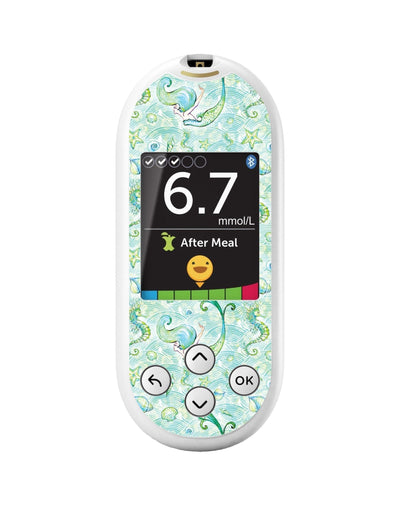 Pastel Mermaids for OneTouch Verio Reflect Glucometer Pastel Mermaids for OneTouch Verio Reflect Glucometer