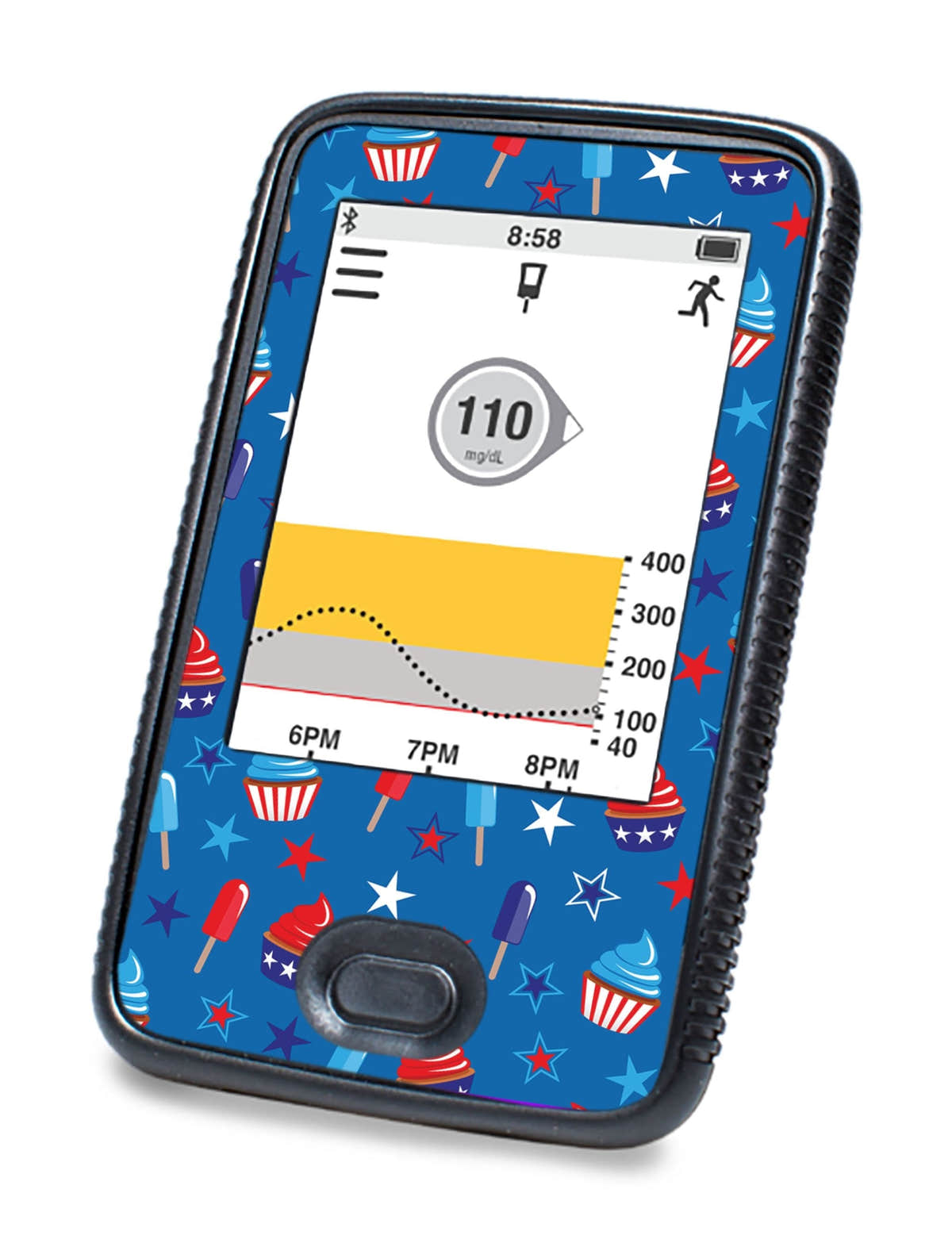 Patriotic Dessert Designed for DEXCOM G6 Touchscreen Receiver Patriotic Dessert Designed for DEXCOM G6 Touchscreen Receiver