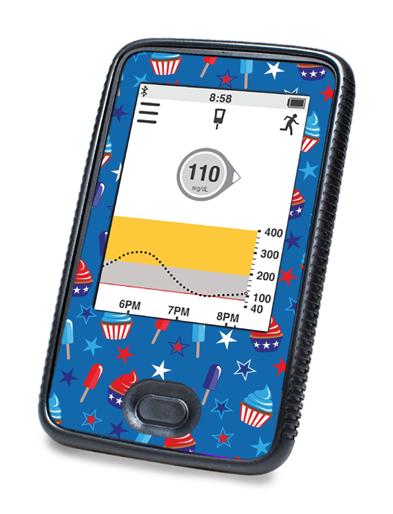 Patriotic Dessert Designed for DEXCOM G6 Touchscreen Receiver Patriotic Dessert Designed for DEXCOM G6 Touchscreen Receiver