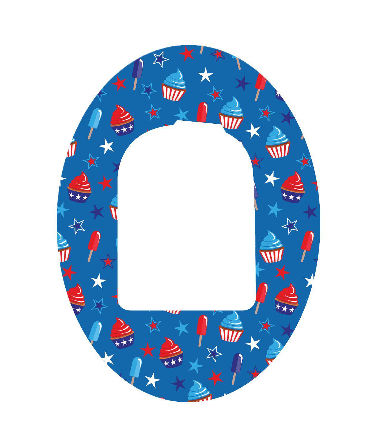 Patriotic Dessert Pod Patch Tape - Pump Peelz Patriotic Dessert Pod Patch Tape - Pump Peelz