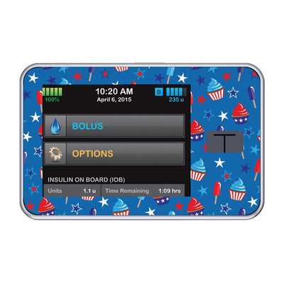 Patriotic Dessert Sticker for Tandem t:slim Patriotic Dessert Sticker for Tandem t:slim
