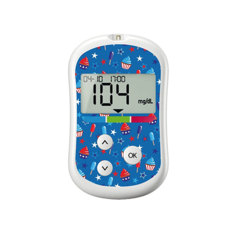 Patriotic Dessert for OneTouch Verio Flex Glucometer Patriotic Dessert for OneTouch Verio Flex Glucometer