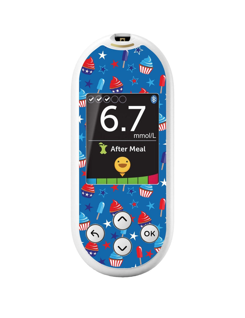 Patriotic Dessert for OneTouch Verio Reflect Glucometer Patriotic Dessert for OneTouch Verio Reflect Glucometer
