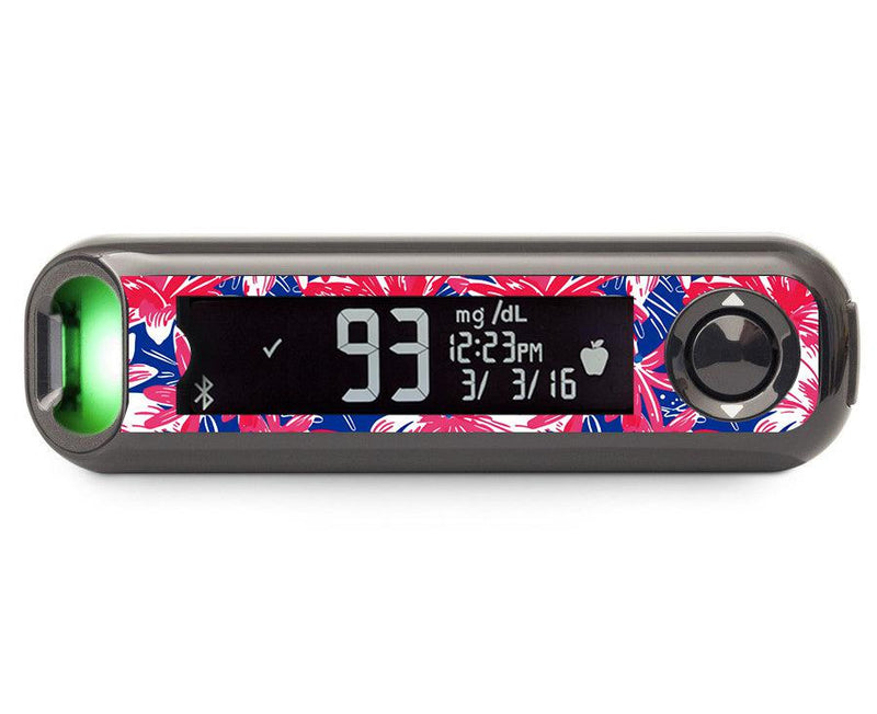 Patriotic Flowers Contour© Next One Glucometer Patriotic Flowers Contour© Next One Glucometer
