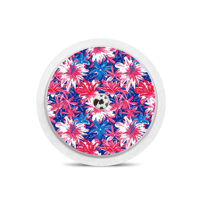 Patriotic Flowers Freestyle Libre 2 Patriotic Flowers Freestyle Libre 2
