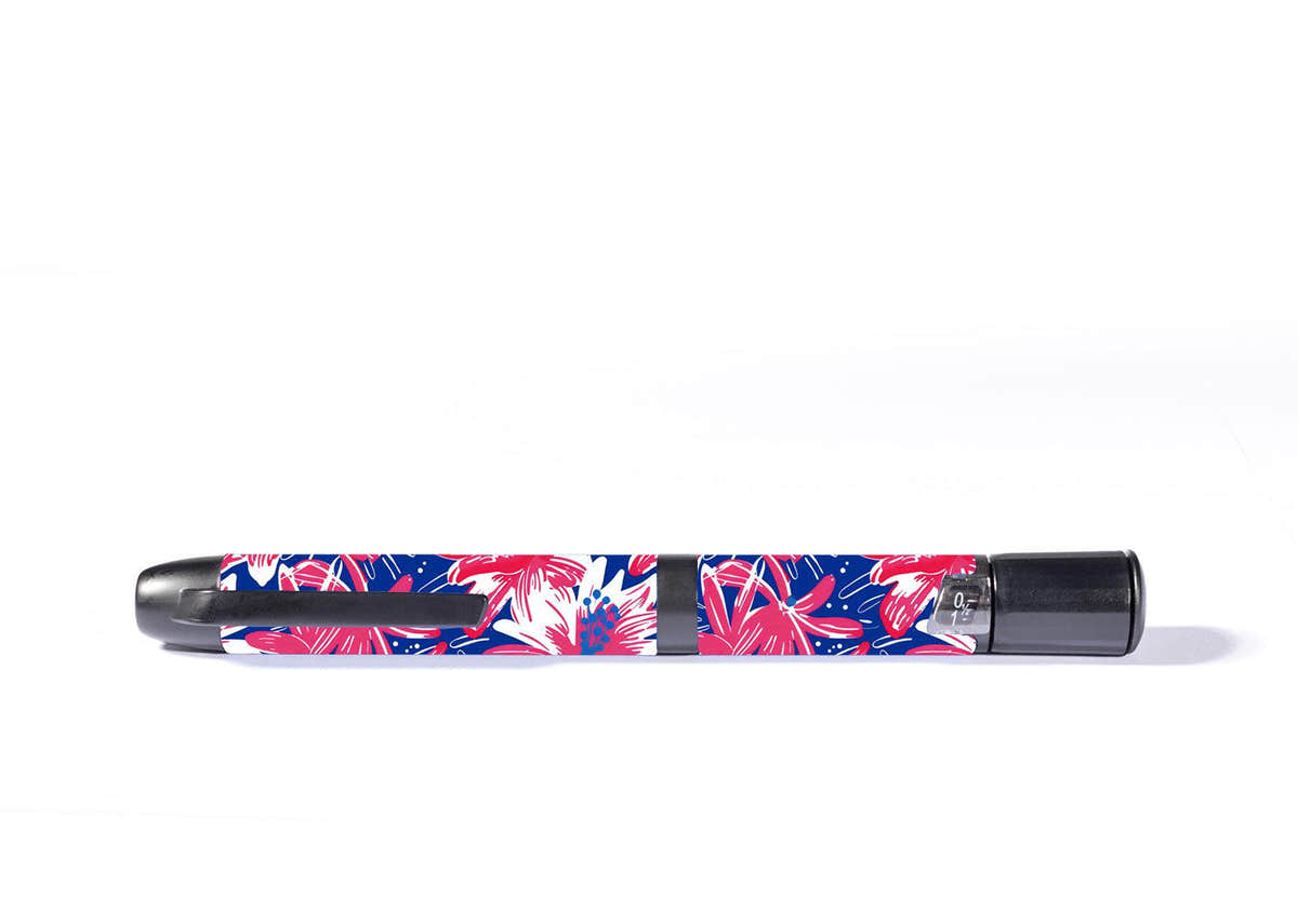 Patriotic Flowers InPen - Smart Insulin Pen Patriotic Flowers InPen - Smart Insulin Pen