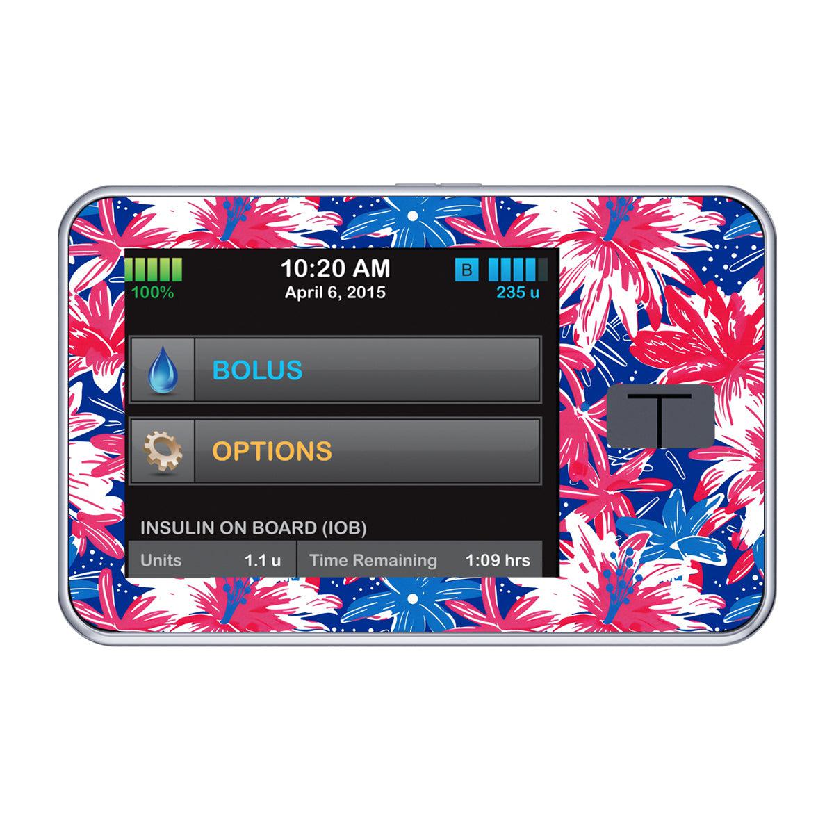 Patriotic Flowers for Tandem t:slim Patriotic Flowers for Tandem t:slim