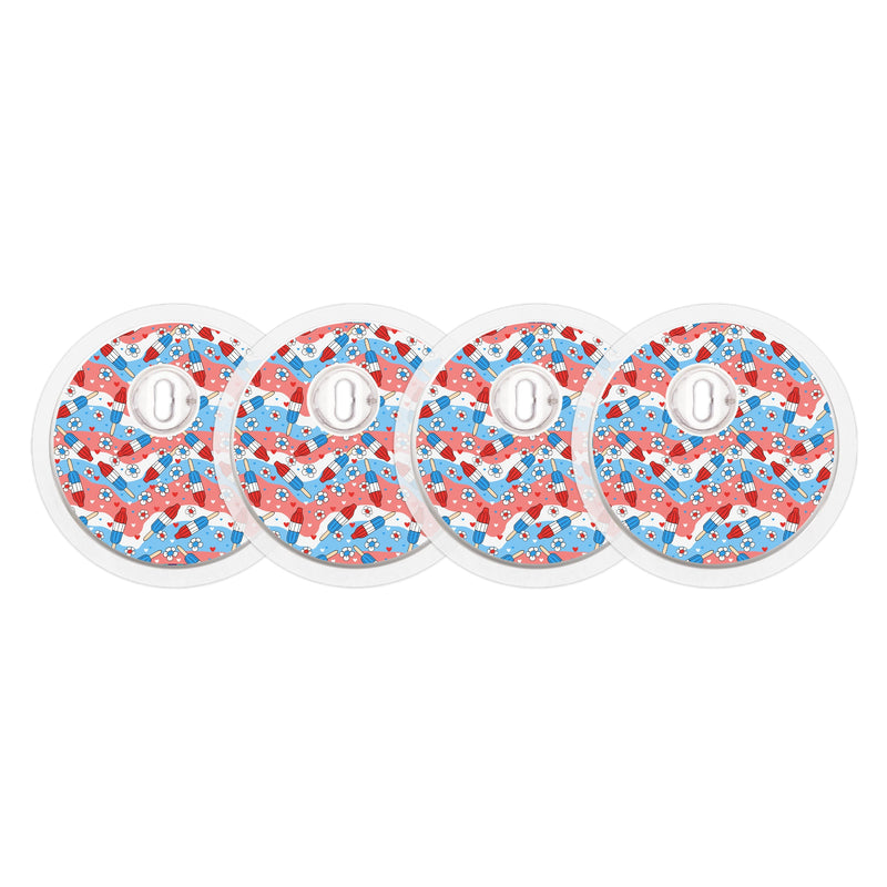 Patriotic Popsicles Designed for the FreeStyle Libre 3 Plus & Lingo Sensor Patriotic Popsicles Designed for the FreeStyle Libre 3 Plus & Lingo Sensor