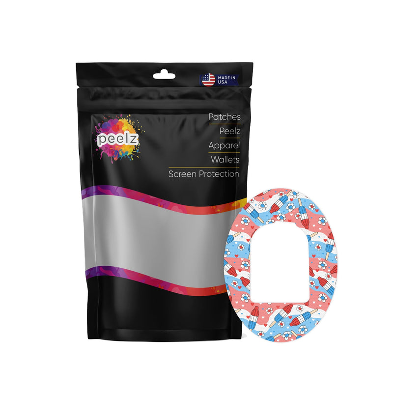 Patriotic Popsicles Pod Patch Tape - Pump Peelz Patriotic Popsicles Pod Patch Tape - Pump Peelz
