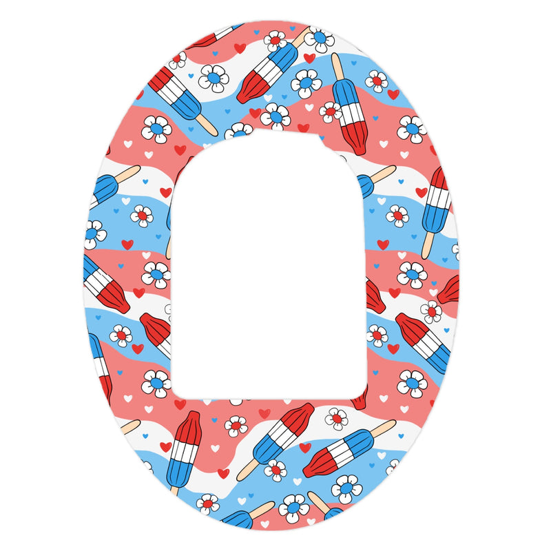 Patriotic Popsicles Pod Patch Tape - Pump Peelz Patriotic Popsicles Pod Patch Tape - Pump Peelz