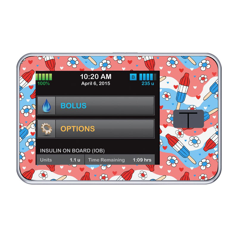 Patriotic Popsicles for Tandem t:slim Patriotic Popsicles for Tandem t:slim