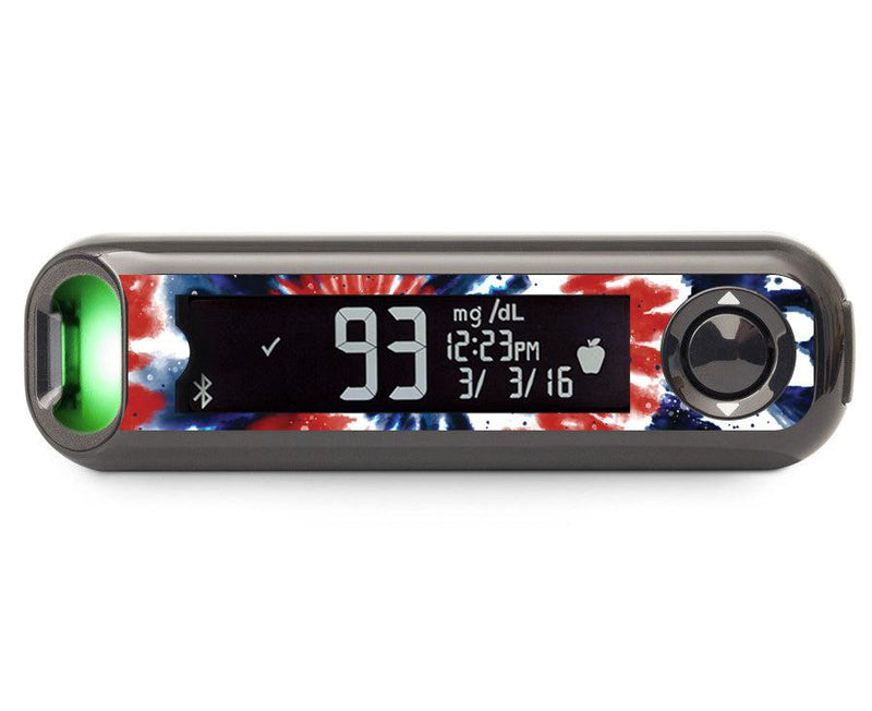 Patriotic Tie Dye Bayer Contour© Next One Glucometer Patriotic Tie Dye Bayer Contour© Next One Glucometer