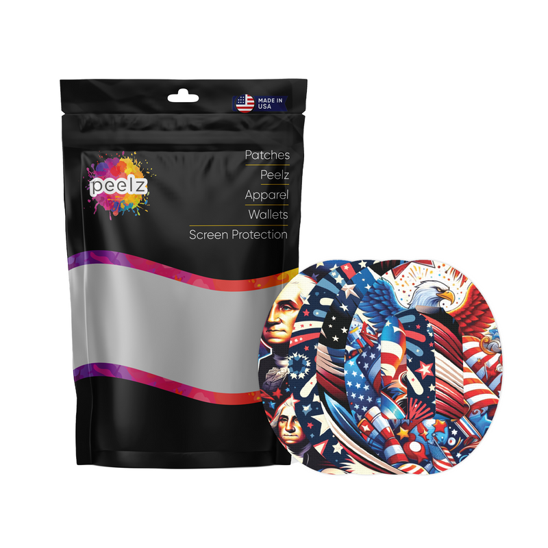 Patriotic Variety Pack Pod Patch Tape - Pump Peelz Patriotic Variety Pack Pod Patch Tape - Pump Peelz