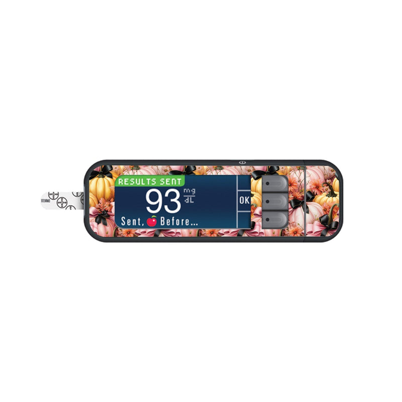 Patterned Pumpkins for Bayer Contour Next Glucometer Patterned Pumpkins for Bayer Contour Next Glucometer