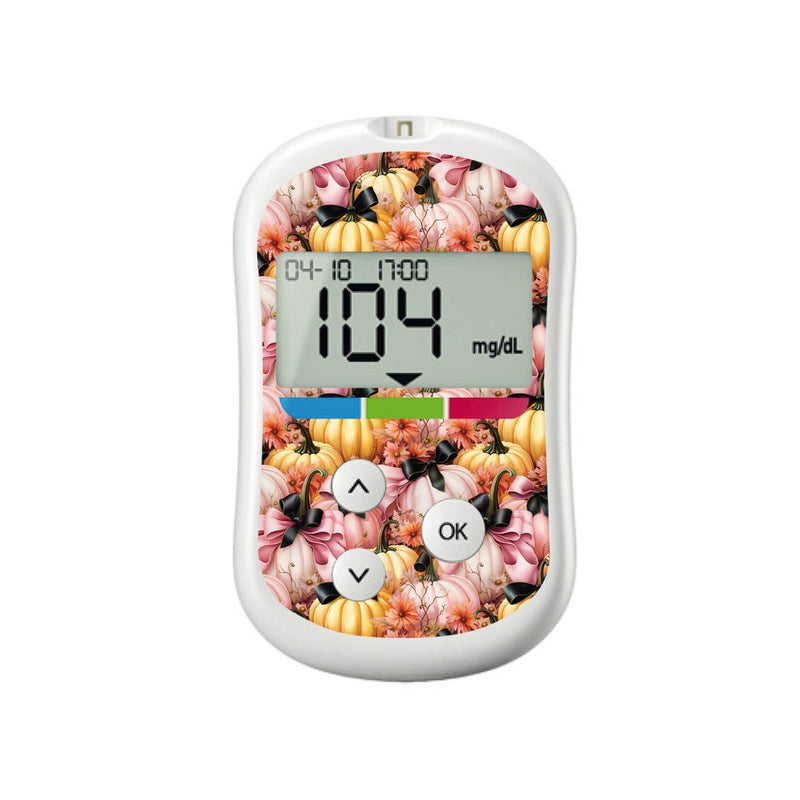 Patterned Pumpkins for OneTouch Verio Flex Glucometer Patterned Pumpkins for OneTouch Verio Flex Glucometer