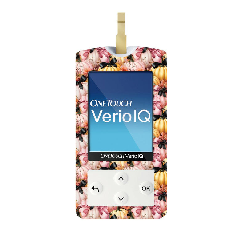 Patterned Pumpkins for OneTouch Verio IQ Glucometer Patterned Pumpkins for OneTouch Verio IQ Glucometer