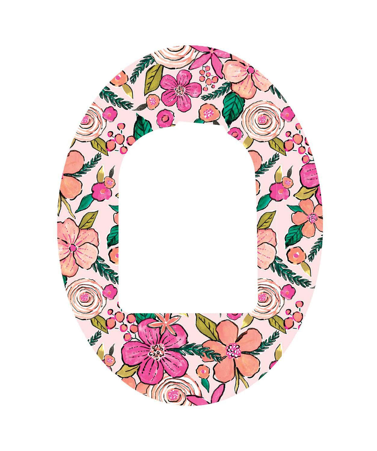 Peach Floral Pod Patch Tape - Pump Peelz Peach Floral Pod Patch Tape - Pump Peelz