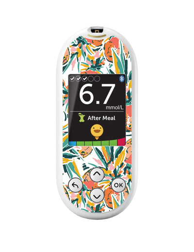 Pineapple Paradise for OneTouch Verio Reflect Glucometer Pineapple Paradise for OneTouch Verio Reflect Glucometer