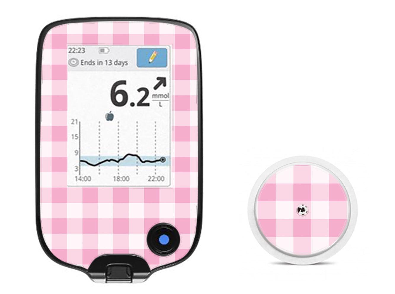 Pink Plaid Freestyle Libre 2 Pink Plaid Freestyle Libre 2