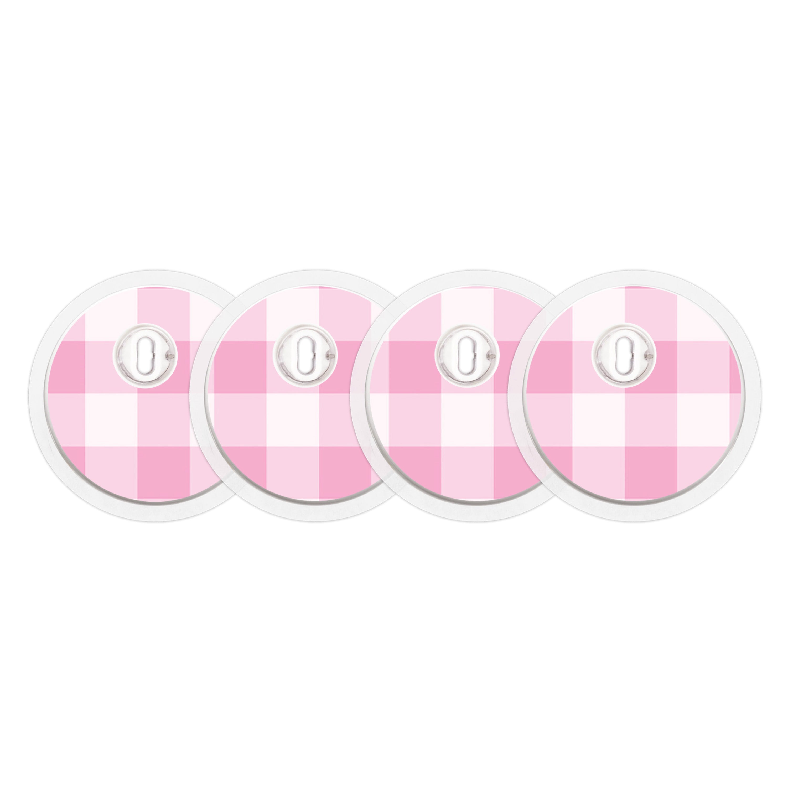 Pink Plaid Sticker Designed for the FreeStyle Libre 3 Plus & Lingo Sensor Pink Plaid Sticker Designed for the FreeStyle Libre 3 Plus & Lingo Sensor
