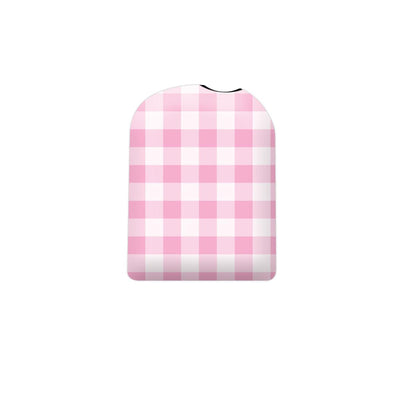 Pink Plaid Pod Sticker – Pump Peelz Pink Plaid Pod Sticker – Pump Peelz