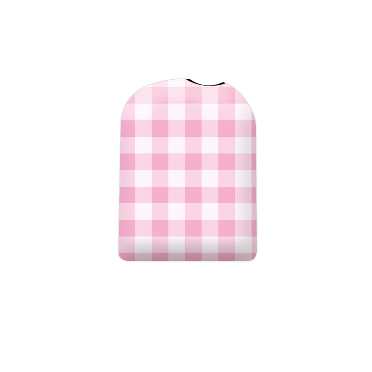Pink Plaid Pod Sticker – Pump Peelz Pink Plaid Pod Sticker – Pump Peelz