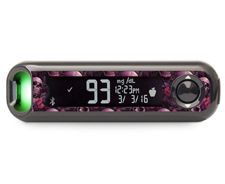 Pink Skulls Bayer Contour© Next One Glucometer Pink Skulls Bayer Contour© Next One Glucometer