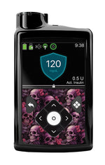 Pink Skulls for Medtronic MiniMed 770G & 780G Pink Skulls for Medtronic MiniMed 770G & 780G