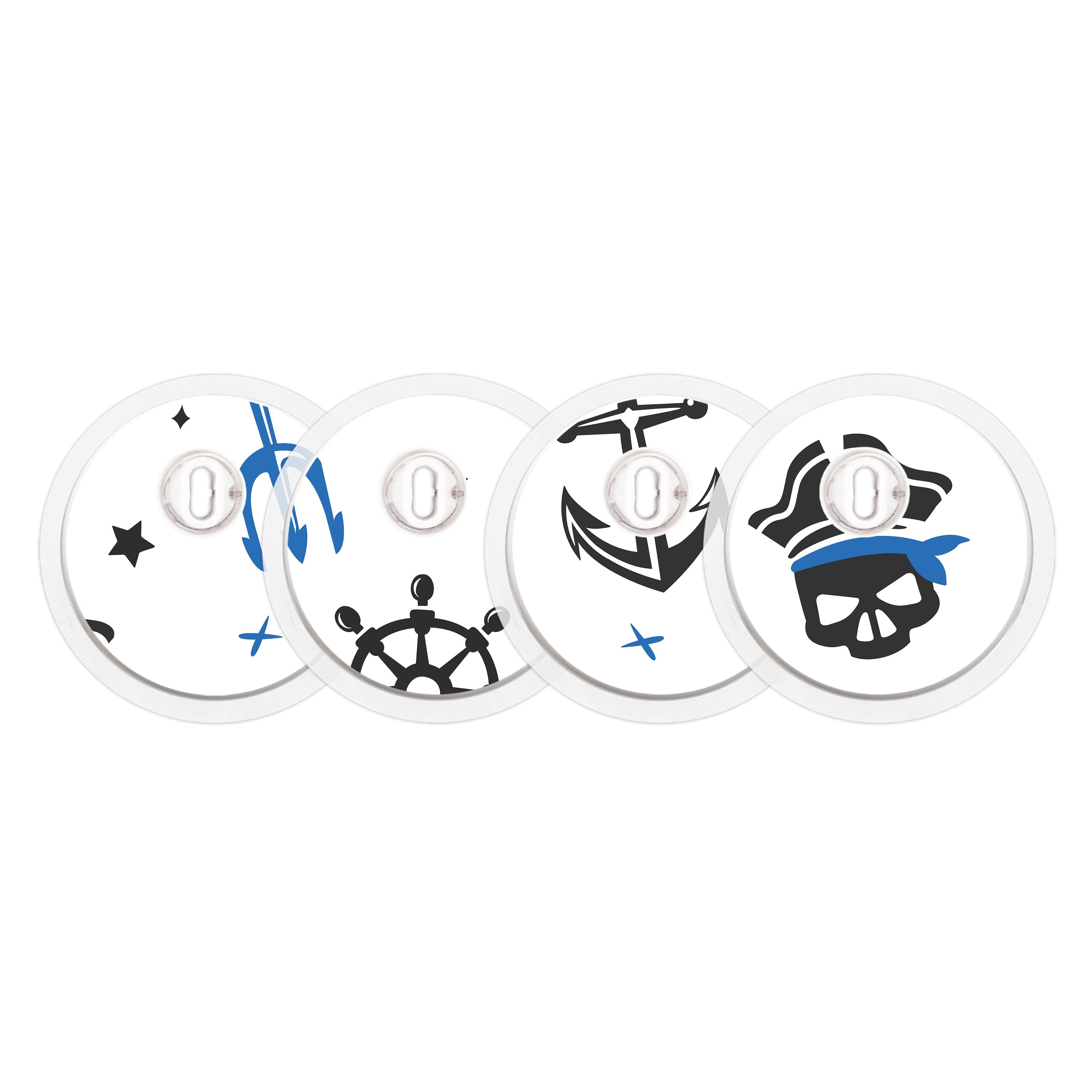 Pirates Sticker Designed for the FreeStyle Libre 3 Plus & Lingo Sensor Pirates Sticker Designed for the FreeStyle Libre 3 Plus & Lingo Sensor