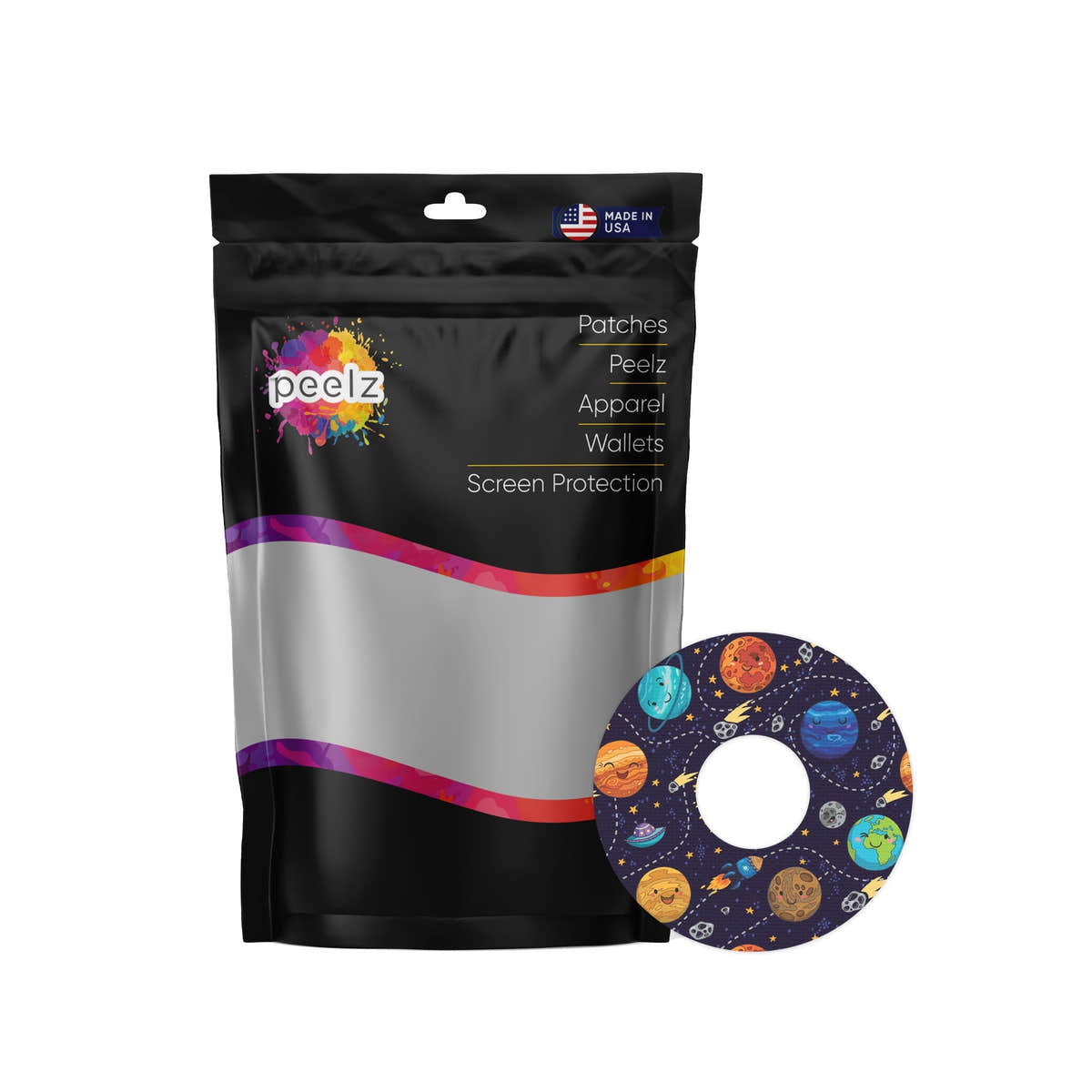 Planetary Patch Tape Designed for the FreeStyle Libre 3 Plus & Lingo Planetary Patch Tape Designed for the FreeStyle Libre 3 Plus & Lingo
