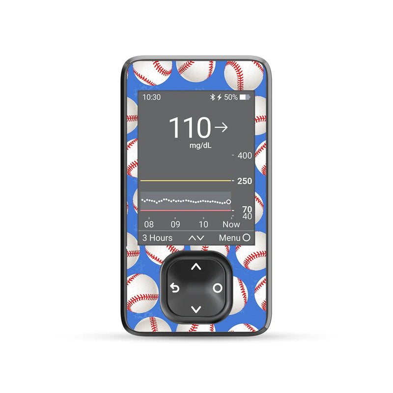 Play Ball DEXCOM G7 and Stelo and G6 Touchscreen Receiver Sticker Play Ball DEXCOM G7 and Stelo and G6 Touchscreen Receiver Sticker