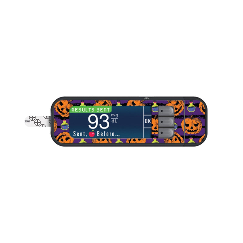 Potions and Pumpkins Sticker for Bayer Contour Next Glucometer Potions and Pumpkins Sticker for Bayer Contour Next Glucometer