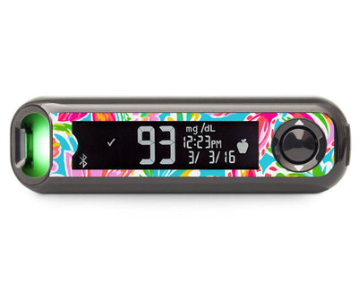 Preppy Flowers Bayer Contour© Next One Glucometer Preppy Flowers Bayer Contour© Next One Glucometer