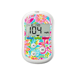 Preppy Flowers for OneTouch Verio Flex Glucometer Preppy Flowers for OneTouch Verio Flex Glucometer