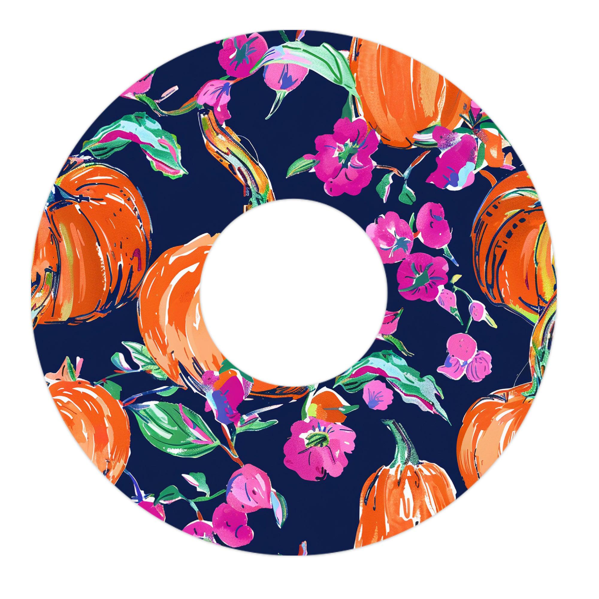 Preppy Pumpkin FreeStyle Libre 3 Plus & Lingo Patch Tape - Pump Peelz Preppy Pumpkin FreeStyle Libre 3 Plus & Lingo Patch Tape - Pump Peelz