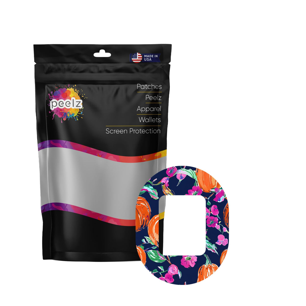 Preppy Pumpkin Tandem Mobi Patch Tape - Pump Peelz Preppy Pumpkin Tandem Mobi Patch Tape - Pump Peelz