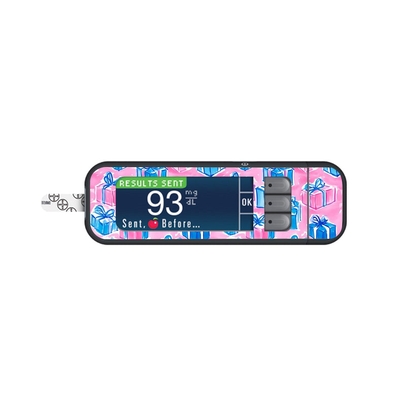 Presents Sticker for Bayer Contour Next Glucometer Presents Sticker for Bayer Contour Next Glucometer