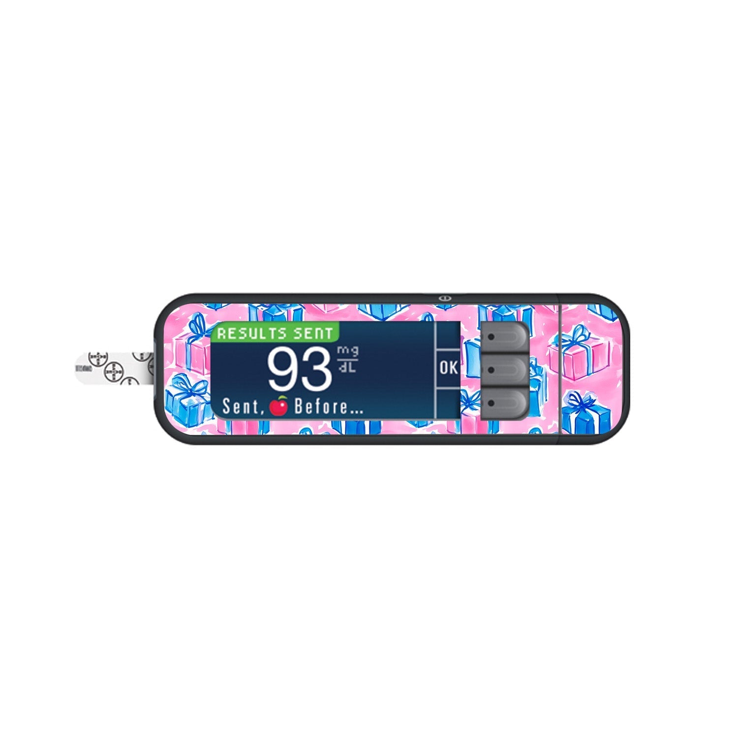 Presents Sticker for Bayer Contour Next Glucometer Presents Sticker for Bayer Contour Next Glucometer