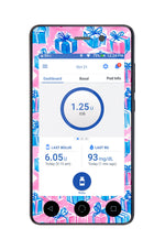 Presents Sticker for Omnipod DASH® PDM – Pump Peelz Presents Sticker for Omnipod DASH® PDM – Pump Peelz