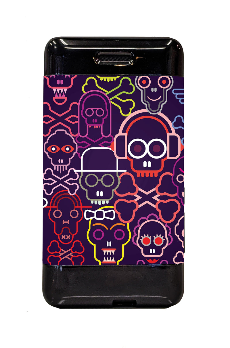 Psycho Skulls Sticker for Omnipod DASH® PDM – Pump Peelz Psycho Skulls Sticker for Omnipod DASH® PDM – Pump Peelz