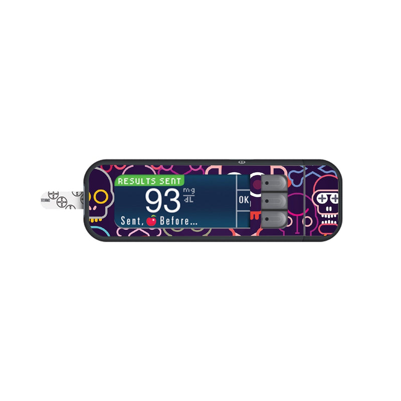 Psycho Skulls for Bayer Contour Next Glucometer Psycho Skulls for Bayer Contour Next Glucometer